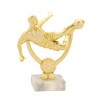 Fußballspieler) Goldfigur mit Basis