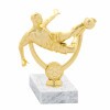 Fußballspieler) Goldfigur mit Basis