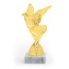 Taube Goldfigur mit Basis