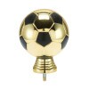 Fußball Gold-Schwarz-Figur mit Sockel