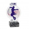 Standard Acryl-Trophäe mit Marmorbasis, breit (max. Größe 21x26 cm)